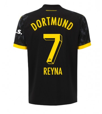 Borussia Dortmund Giovanni Reyna #7 Bortatröja 2023-24 Kortärmad